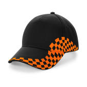 Grand Prix Cap - Black/Orange - One Size