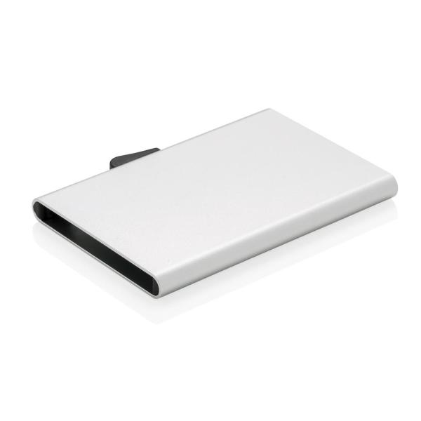 C-Secure aluminium RFID kaarthouder, zilver