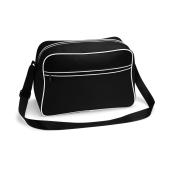 Retro Shoulder Bag - Black/White - One Size