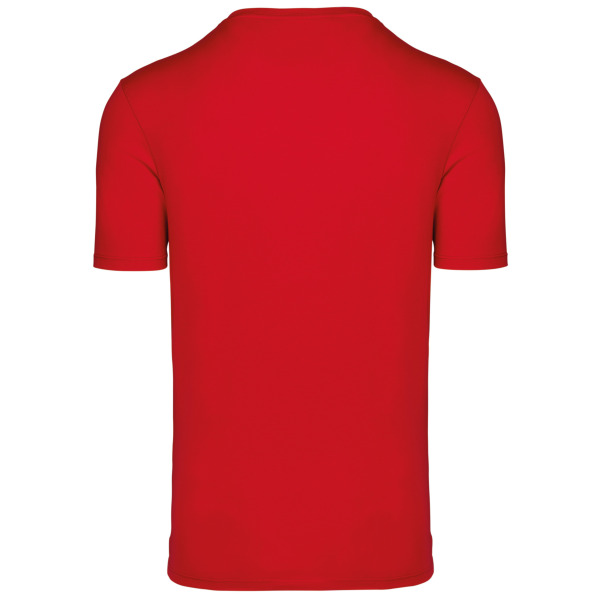 T-shirt ronde hals met korte mouwen uniseks Red M