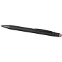 Dax rubberen stylus balpen - Zwart/Roze