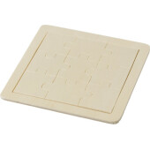 Houten puzzel Alvaro houtbruin