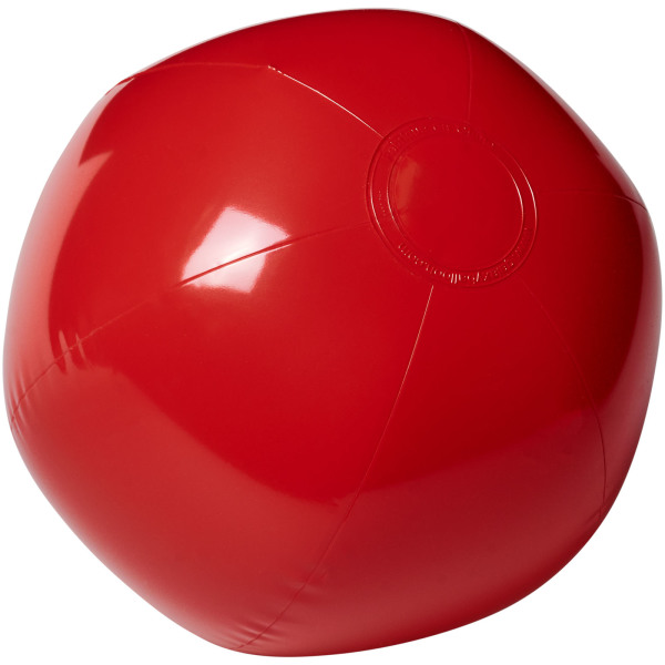Bahamas solid beach ball - Red