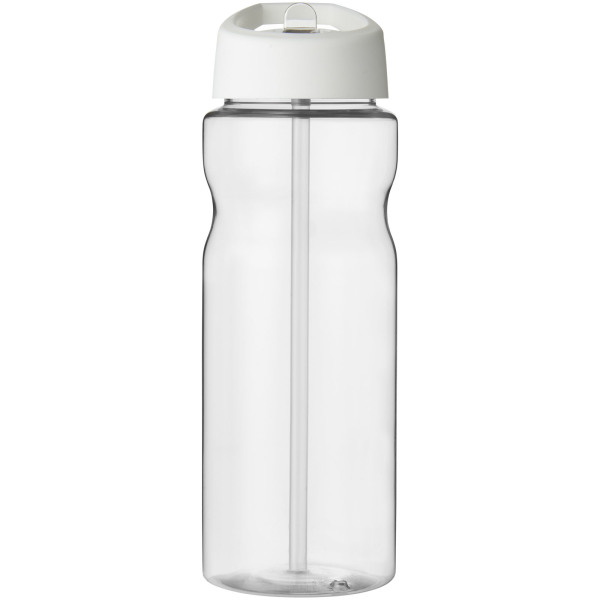H2O Active® Base 650 ml spout lid sport bottle - Transparent/White