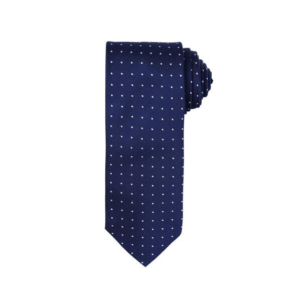 Micro Dot Tie, Navy/White, ONE, Premier