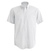 Heren Oxford overhemd korte mouwen White XXL