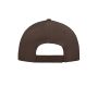 MB6117 5 Panel Cap donkerbruin one size