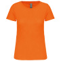 Dames-t-shirt BIO150IC ronde hals Orange XS