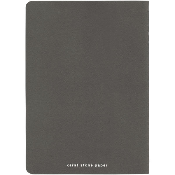 Karst® A6 softcover pocket journal van steenpapier - blanco - Leisteengrijs