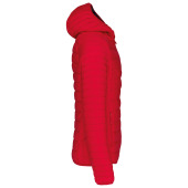 Men's lightweight hooded padded jacket Red 3XL