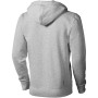 Arora men's full zip hoodie - Grey melange - 3XL