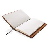 Notitieboek met vak voor telefoon, zwart