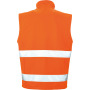 High-viz softshell jacket Fluorescent Orange / Black S