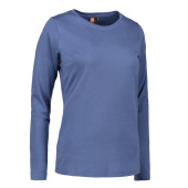 Interlock T-shirt | long-sleeved | women - Indigo, S