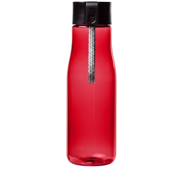 Ara 640 ml Tritan™ water bottle with charging cable - Red