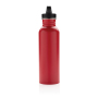 Deluxe RVS sportfles, rood