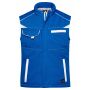 Workwear Softshell Padded Vest - COLOR - - royal/white - S