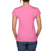 Gildan T-shirt V-Neck SoftStyle SS for her 224 azalea XXL