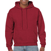 Gildan Sweater Hooded HeavyBlend for him 7427 antique cherry red L