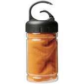 Remy kylhandduk i PET-behållare - Orange
