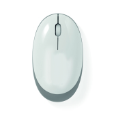 Elip Wireless Mouse with silver trim - white Elip Wireless Mouse with silver trim - white