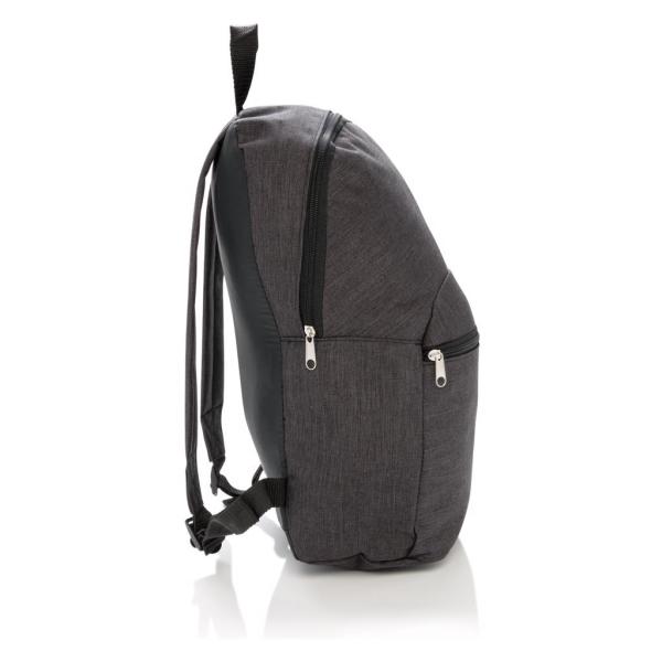 Classic two tone backpack, anthracite
