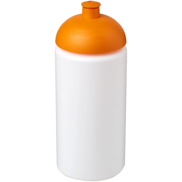 Baseline® Plus grip 500 ml dome lid sport bottle - White/Orange