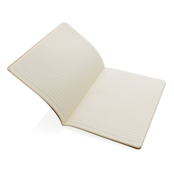 A5 FSC® standard softcover notebook, brown