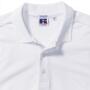 Men's Fitted Stretch Polo, White, 3XL, RUS