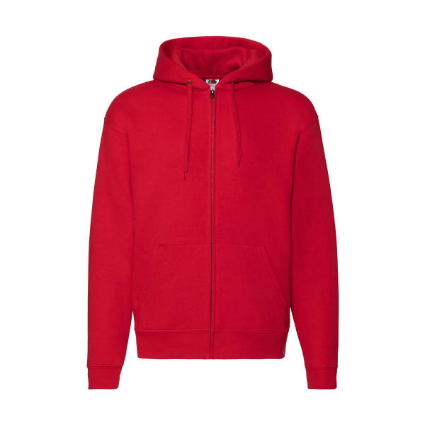 Premium Hooded Zip Sweat - Red