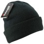Acryl Knitted Hat met Thinsulate Zwart acc. Zwart 1476
