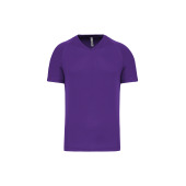 Heren-sport-t-shirt V-hals Violet XS