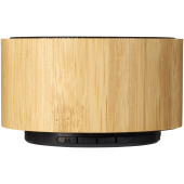 Cosmos bamboe Bluetooth® speaker - Naturel/Zwart