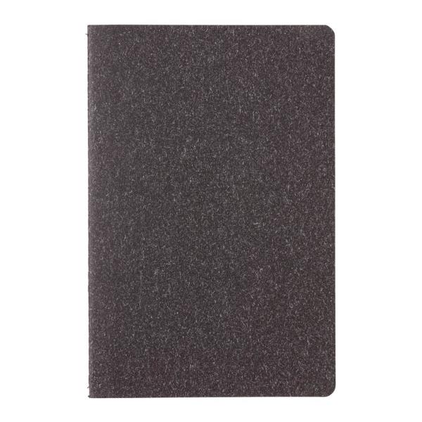 A5 standard softcover slim notebook, black