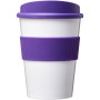 Americano® Medio 300 ml tumbler with grip - White/Purple