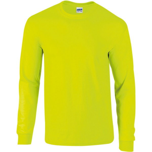 Ultra Cotton™ Classic Fit Adult Long Sleeve T-Shirt Safety Yellow XXL