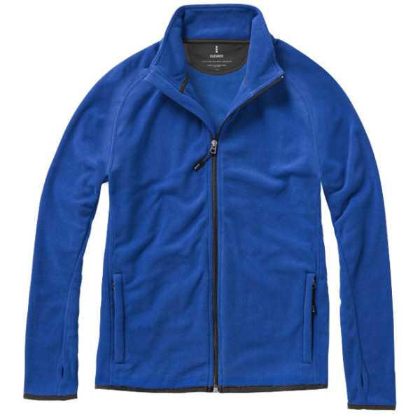 Brossard fleece heren jas met ritssluiting - Blauw - XL