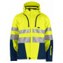 6420 Padded Jacket HV Blue/Yellow XS