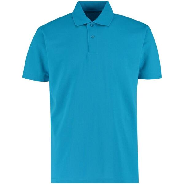 Regular Fit Workforce Piqué Polo Shirt, Turquoise Blue, L, Kustom Kit