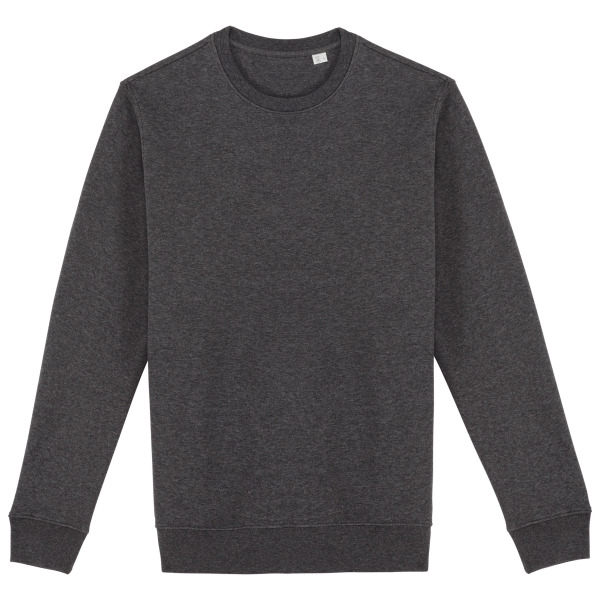Ecologische uniseks sweater met ronde hals Volcano Grey Heather 3XL