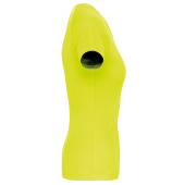 Functioneel damessportshirt Fluorescent Yellow L