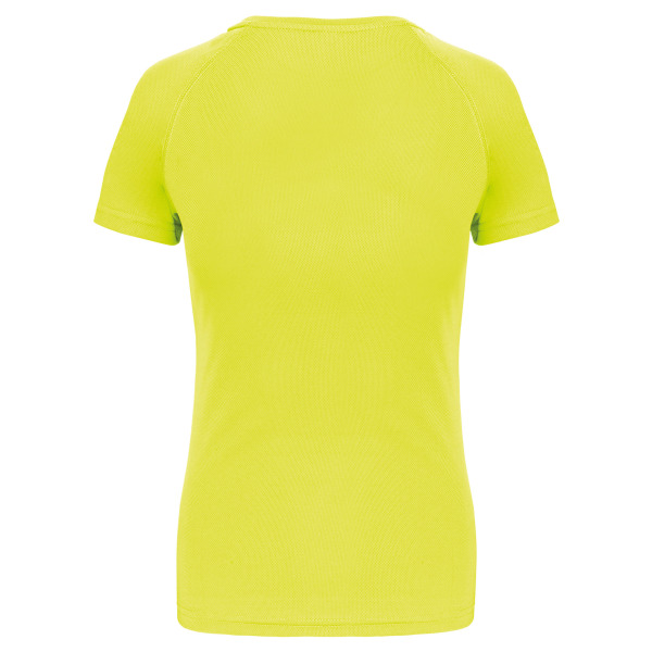 Functioneel damessportshirt Fluorescent Yellow XS