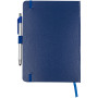 Crown A5 notitieboek met stylus balpen - Blauw