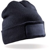 Muts dubbel tricot Navy One Size