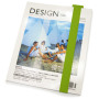 Book Mark with Elastic Band-Big size-Green