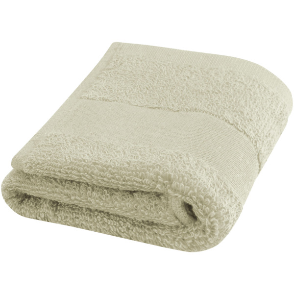 Sophia handdoek 30 x 50 cm van 450 g/m² katoen - Licht grijs