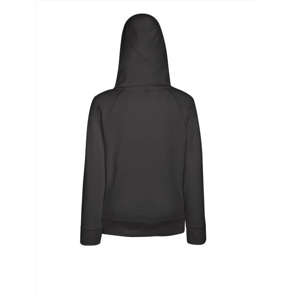 FOTL Lady-Fit L.weight Hooded Sweat Jacket, L. Graphite, XXL