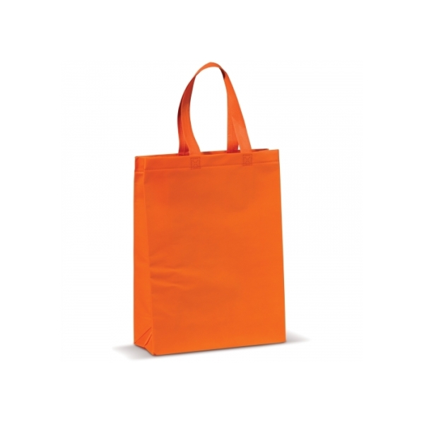 Carrier bag laminated non-woven medium 105g/m² - Orange