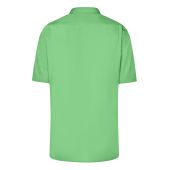 Men's Business Shirt Short-Sleeved - lime-green - 6XL
