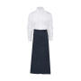 BERLIN Long Bistro Apron with Vent and Pocket - Navy - One Size